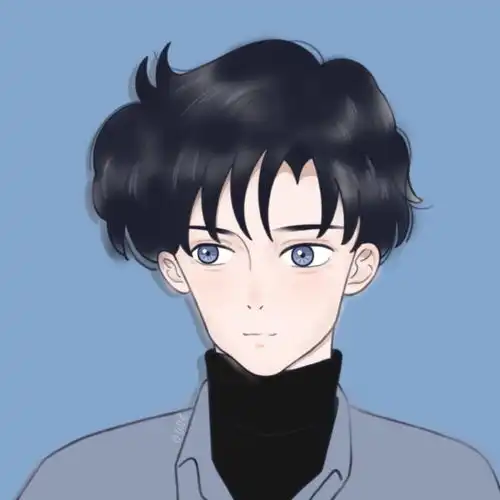 超温柔的蓝色系头像男情