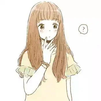 卡通卖萌女生头像许晴