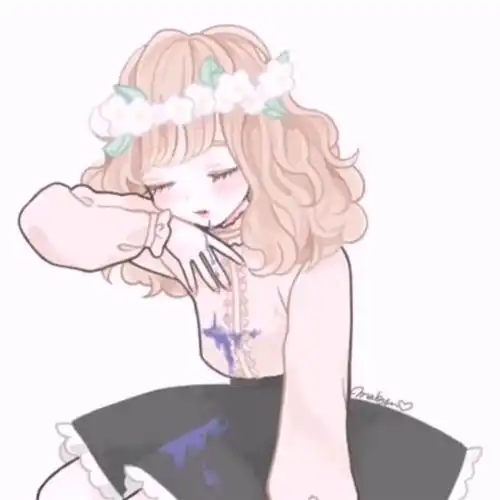 二次元萌系情侣头像猫耳