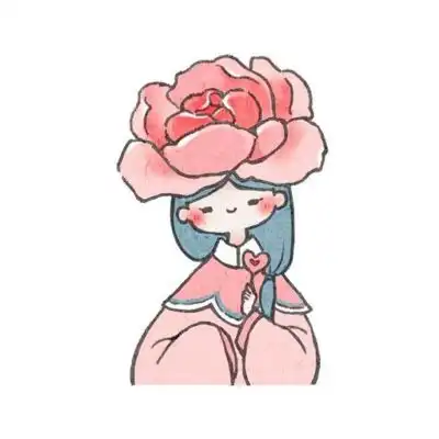 古风花朵女生头像