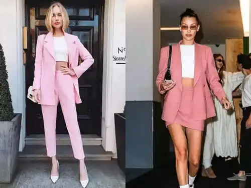 张柏芝贴头皮造型照样美戴单边大金耳环,穿西装单手插兜像霸总