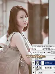 韩系风格女生图片街景