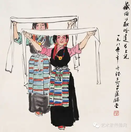 美翻了叶浅予大师画纸上跃动的美人大合集