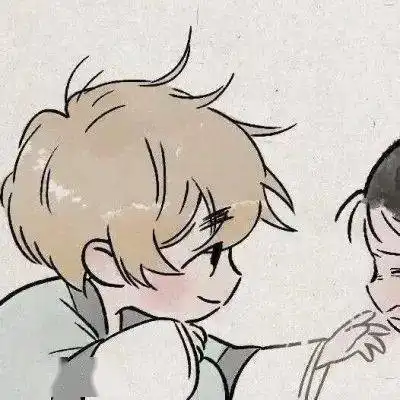 情侣头像害羞动漫情头项