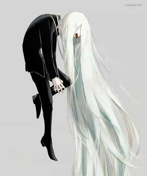 致郁风丧系插画暗黑头像壁纸