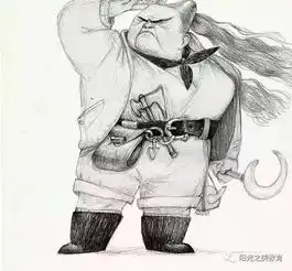 铅笔画也能如此俏皮可爱