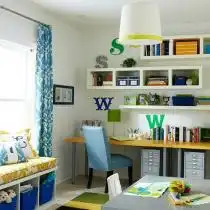 绿色系头像简约高清书房