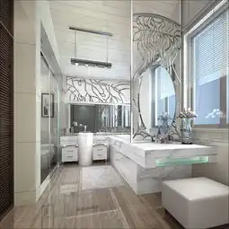 大连昊宇山海湾现代简约三居室装修效果图113平米11万装修设计案例大连房天下家居装修网