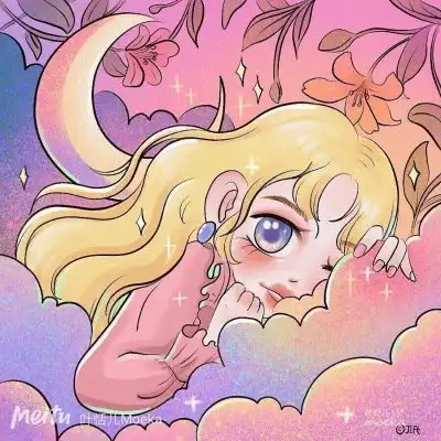 季清少女心仙气闪闪个性手绘卡通动漫头像我要个性网