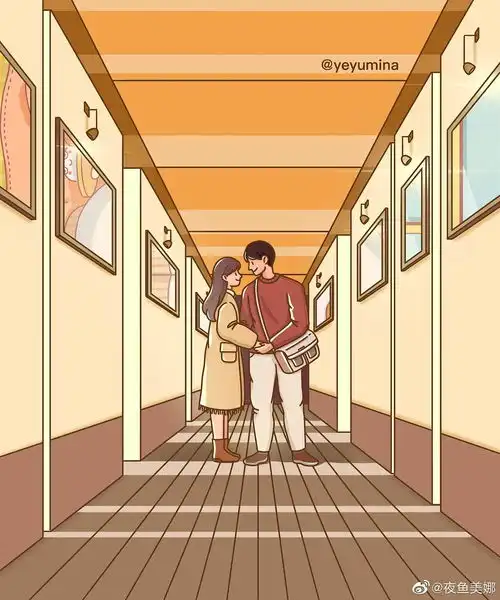 情侣插画系列原创作品集和你的每一天