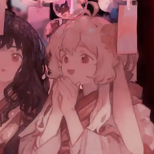 动漫闺蜜头像明月楼高休独倚,酒入愁肠,化作相思泪