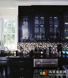 13款黑色系厨房样板男人也爱下厨房5