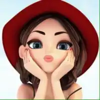 大眼萌妹子卡通头像图片微信头像图片大全