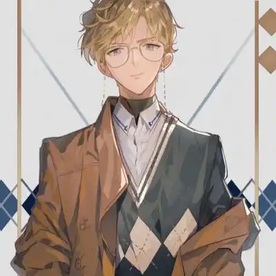 情侣头像动漫高冷系蓝色