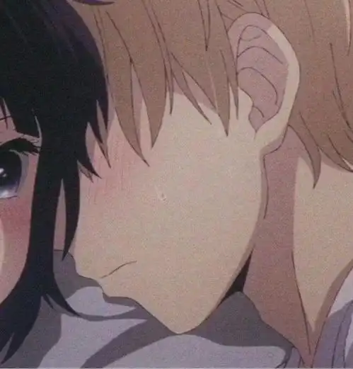 动漫情侣头像合集遇见你的那天,樱花开满南山