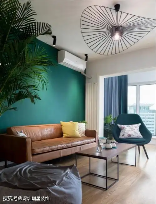 80㎡北欧简约,给生活一抹绿色