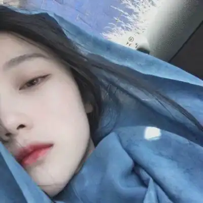 网图女生头像动漫蓝色系