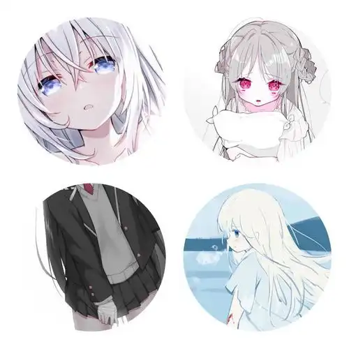 日系动漫女生头像