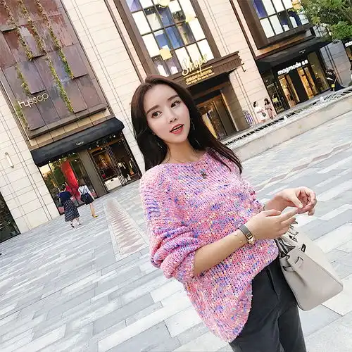 今年的毛衣太好看了,粉粉嫩嫩的毛衣满足了我几十年的少女心啊