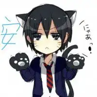 猫系男生动漫可爱头像情
