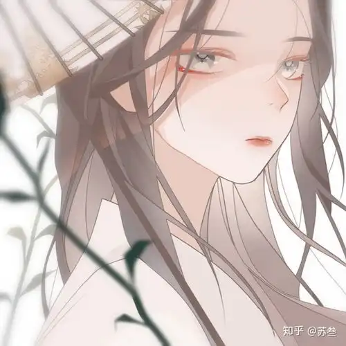 有好看的古风漫画手绘女生头像吗