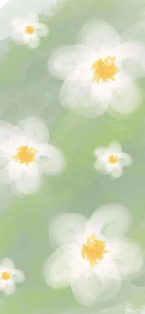 绿色系少女手机壁纸更新咯