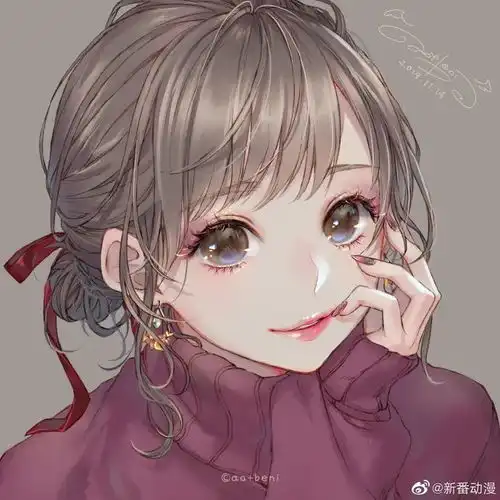 头像动漫女生可爱系闺蜜