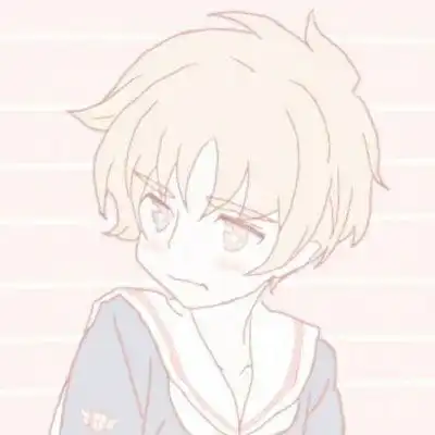 情头动漫一男一女分开不敌你满目柔情