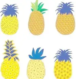 菠萝图片卡通可爱头像