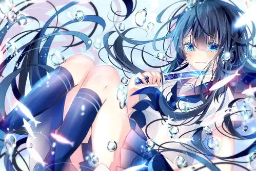 流泪的少女系列壁纸伤心主题
