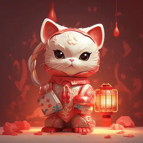 可爱卡通3d招财猫素材图片海报设计下载请至来源处