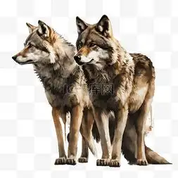 狼的卡通图片狼的卡通图片素材免费下载千库网