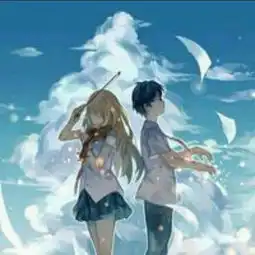 蓝色系超仙头像男动漫