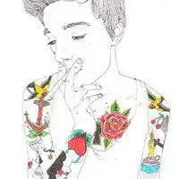 欧美情侣纹身头像个性网微信头像图片大全