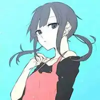 底色为纯色的动漫头像微信头像图片大全