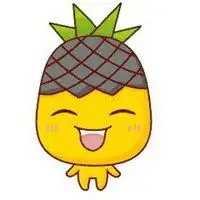 菠萝卡通可爱头像卡通小菠萝头像