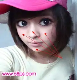 photoshop把真人转可爱的卡通芭比娃娃