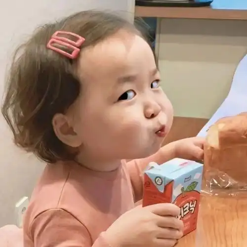 萌娃干饭人头像可爱
