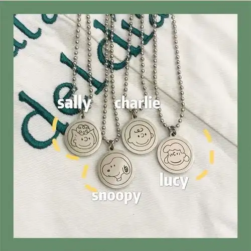 ins简约土酷项链女潮人男嘻哈学生韩版吊坠锁骨链闺蜜二人小饰品