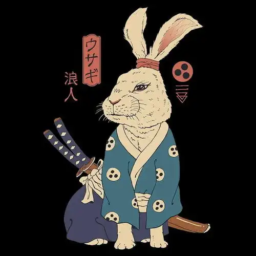 浮世绘风动漫插画