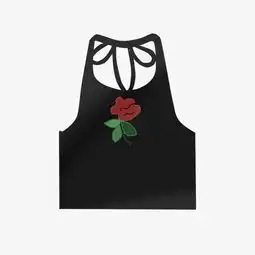 少年少年刺绣衣服时尚玫瑰背心png图片素材其他格式下载动漫人物大全