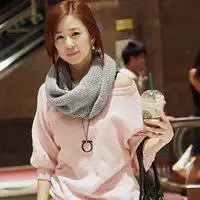 原创头像黑系围巾