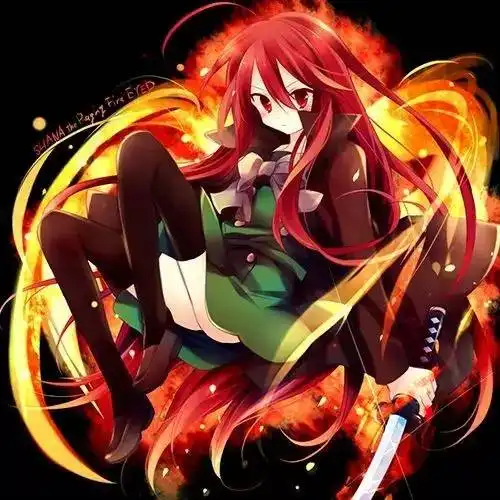 头像控可爱的红发少女,灼眼的夏娜