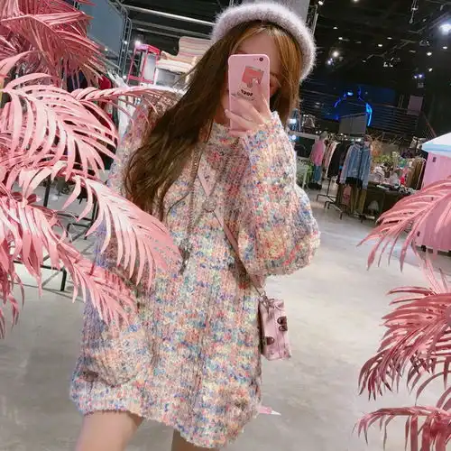 今年的毛衣太好看了,粉粉嫩嫩的毛衣满足了我几十年的少女心啊