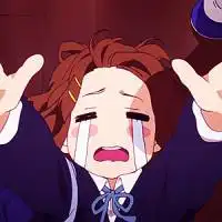 明天你好我不会再跌倒萌系卡通头像