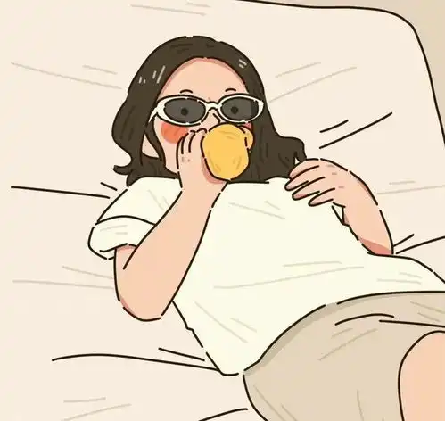 一组漫画摆烂头像,是否适合你现在的状态