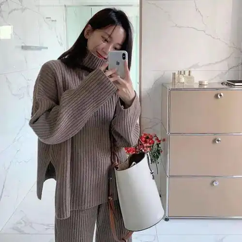 毛衣穿搭,这4件正流行