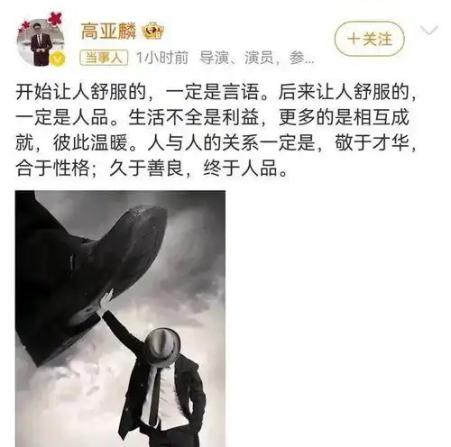 高亚麟洗白封杀小三秦岚跟前男友撕破脸贾玲跟圈内好友分割杨紫剧扑被嘲了流量女星的爹系男友