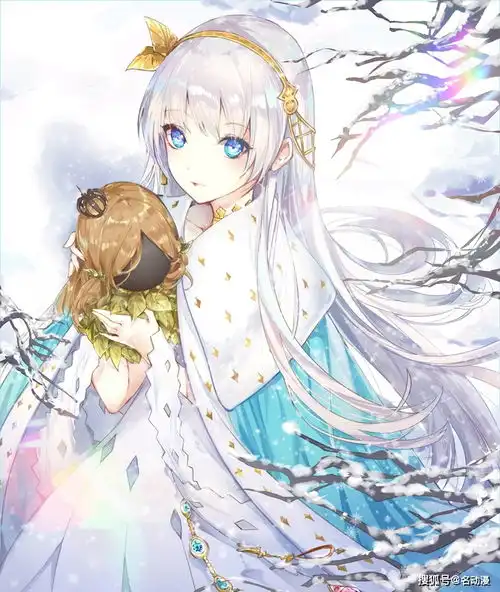 二次元女头像可爱萌系画