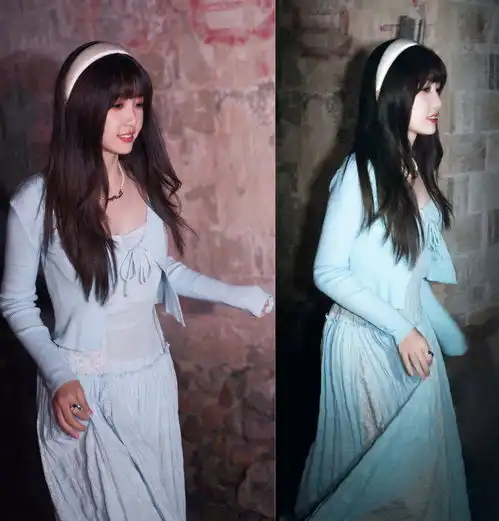 长裙针织开衫,虞书欣为你演绎秋季浪漫纯美系穿搭范本